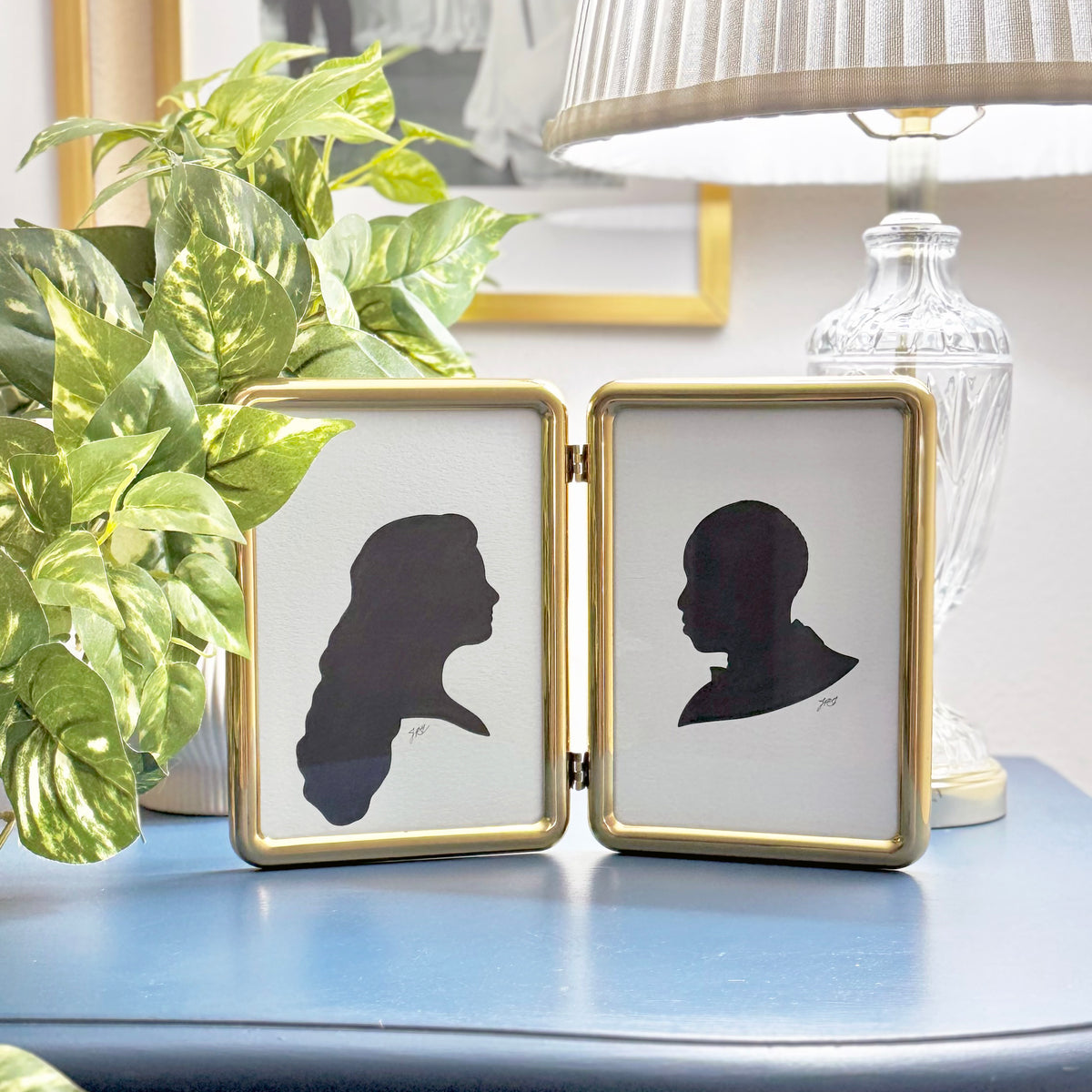 Beloved Wedding Portrait Cameos
