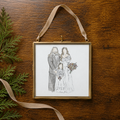 Wedding Portrait Ornament (PREORDER)