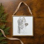 Wedding Portrait Ornament (PREORDER)